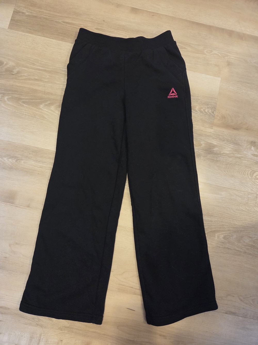 Reebok Girl's Game Day Fleece High Waisted Puddle Pant, 10/12